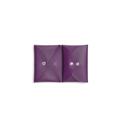 HERMES CALVI DUO COMPACT CARD HOLDER (10.5*7*1.3cm)